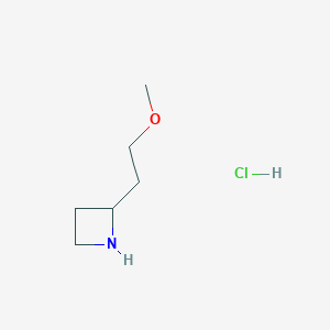 2-(2-Methoxyethyl)azetidine;hydrochloride