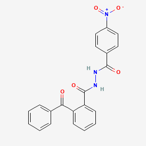 N'-[(4-nitrophenyl)carbonyl]-2-(phenylcarbonyl)benzohydrazide