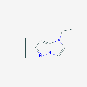 6-(tert-butyl)-1-ethyl-1H-imidazo[1,2-b]pyrazole