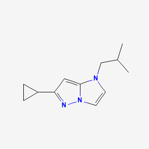 6-cyclopropyl-1-isobutyl-1H-imidazo[1,2-b]pyrazole