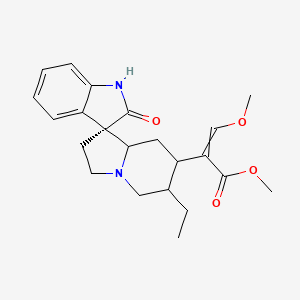 methyl 2-[(3R)-6'-ethyl-2-oxospiro[1H-indole-3,1'-3,5,6,7,8,8a-hexahydro-2H-indolizine]-7'-yl]-3-methoxyprop-2-enoate