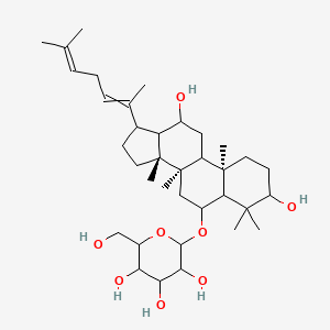 (3beta,6alpha,12beta,20E)-3,12-Dihydroxydammara-20(22),24-dien-6-yl beta-D-glu copyranoside