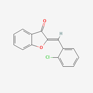 molecular formula C15H9ClO2 B14799926 2-(2-Chlorobenzylidene)benzofuran-3(2H)-one 