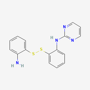 N-(2-((2-Aminophenyl)disulfanyl)phenyl)pyrimidin-2-amine