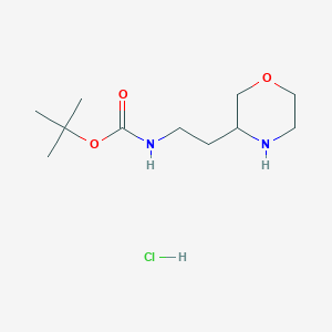 Tert-butyl [2-(3-morpholinyl)ethyl]carbamate hydrochloride