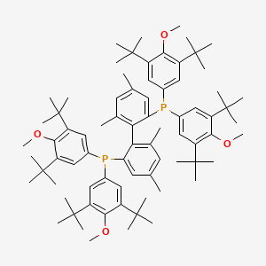 [2-[2-Bis(3,5-ditert-butyl-4-methoxyphenyl)phosphanyl-4,6-dimethylphenyl]-3,5-dimethylphenyl]-bis(3,5-ditert-butyl-4-methoxyphenyl)phosphane