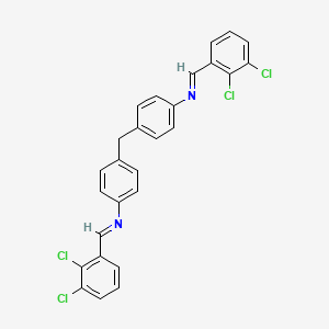 4,4'-methanediylbis{N-[(E)-(2,3-dichlorophenyl)methylidene]aniline}