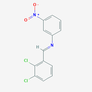 N-[(E)-(2,3-dichlorophenyl)methylidene]-3-nitroaniline