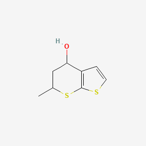 6-methyl-5,6-dihydro-4H-thieno[2,3-b]thiopyran-4-ol