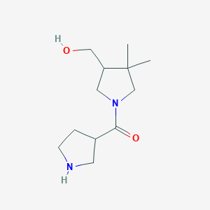 (4-(Hydroxymethyl)-3,3-dimethylpyrrolidin-1-yl)(pyrrolidin-3-yl)methanone