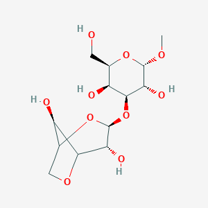 molecular formula C13H22O10 B148002 Methyl 3-O-(3,6-anhydrogalactopyranosyl)galactopyranoside CAS No. 139710-10-4