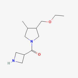 Azetidin-3-yl(3-(ethoxymethyl)-4-methylpyrrolidin-1-yl)methanone