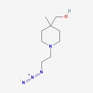 (1-(2-Azidoethyl)-4-methylpiperidin-4-yl)methanol