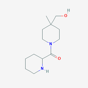(4-(Hydroxymethyl)-4-methylpiperidin-1-yl)(piperidin-2-yl)methanone
