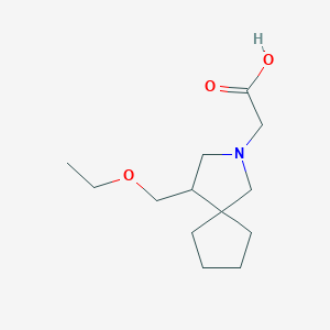 2-(4-(Ethoxymethyl)-2-azaspiro[4.4]nonan-2-yl)acetic acid