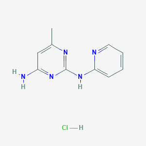 6-methyl-N~2~-pyridin-2-ylpyrimidine-2,4-diamine hydrochloride