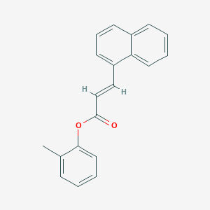 2-methylphenyl (2E)-3-(naphthalen-1-yl)prop-2-enoate