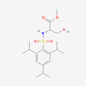 Methyl ((2,4,6-triisopropylphenyl)sulfonyl)-L-serinate