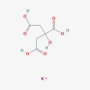 molecular formula C6H10KO8 B148008 Citrato de potasio monohidratado CAS No. 6100-05-6