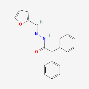 N'-[(1E)-2-furylmethylene]-2,2-diphenylacetohydrazide