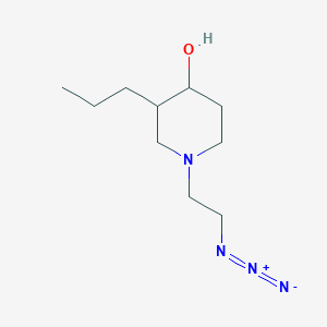 molecular formula C10H20N4O B1480083 1-(2-Azidoethyl)-3-propylpiperidin-4-ol CAS No. 2098104-07-3