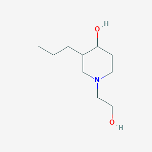 1-(2-Hydroxyethyl)-3-propylpiperidin-4-ol