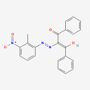 2-[(2-Methyl-3-nitrophenyl)hydrazinylidene]-1,3-diphenylpropane-1,3-dione