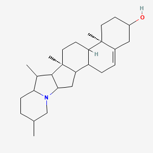 molecular formula C27H43NO B14800863 (10R,14S)-10,14,16,20-tetramethyl-22-azahexacyclo[12.10.0.02,11.05,10.015,23.017,22]tetracos-4-en-7-ol 