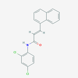 (2E)-N-(2,4-dichlorophenyl)-3-(naphthalen-1-yl)prop-2-enamide