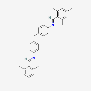 4,4'-methanediylbis{N-[(E)-(2,4,6-trimethylphenyl)methylidene]aniline}