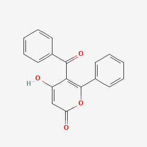 5-benzoyl-4-hydroxy-6-phenyl-2H-pyran-2-one