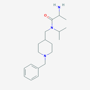 2-amino-N-[(1-benzylpiperidin-4-yl)methyl]-N-propan-2-ylpropanamide