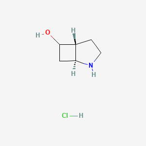 re-(1R,5R,6R)-2-azabicyclo[3.2.0]heptan-6-ol;hydrochloride