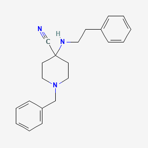 1-Benzyl-4-(phenethylamino)piperidine-4-carbonitrile