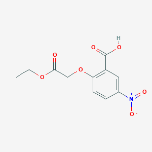 Benzoic acid, 2-(2-ethoxy-2-oxoethoxy)-5-nitro-