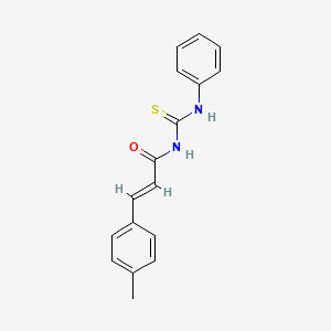 (2E)-3-(4-methylphenyl)-N-(phenylcarbamothioyl)prop-2-enamide