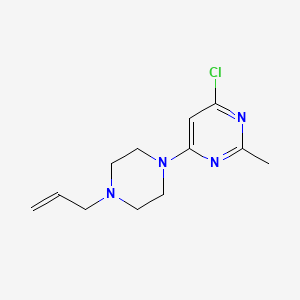 molecular formula C12H17ClN4 B1480106 4-(4-Allylpiperazin-1-yl)-6-chloro-2-methylpyrimidine CAS No. 2098111-19-2