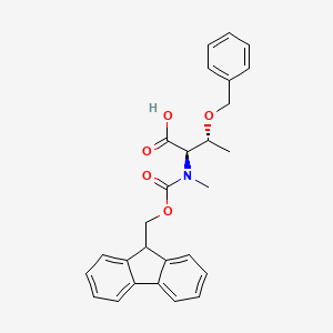 (2R,3R)-2-[9H-fluoren-9-ylmethoxycarbonyl(methyl)amino]-3-phenylmethoxybutanoic acid