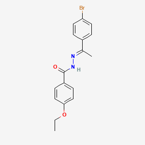 N'-[(1E)-1-(4-bromophenyl)ethylidene]-4-ethoxybenzohydrazide