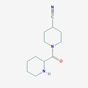 1-(Piperidine-2-carbonyl)piperidine-4-carbonitrile