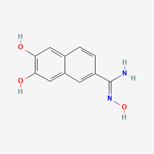 N',6,7-trihydroxynaphthalene-2-carboximidamide