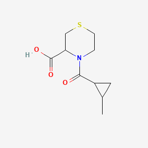 4-(2-Methylcyclopropanecarbonyl)thiomorpholine-3-carboxylic acid