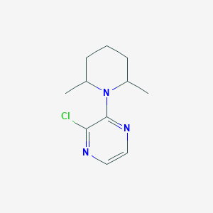 molecular formula C11H16ClN3 B1480115 2-Chloro-3-(2,6-dimethylpiperidin-1-yl)pyrazine CAS No. 2098074-72-5