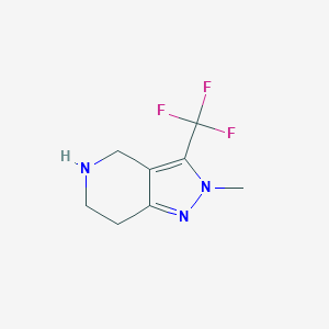 4,5,6,7-Tetrahydro-2-methyl-3-(trifluoromethyl)-2H-pyrazolo[4,3-c]pyridine