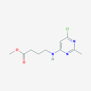 Methyl 4-((6-chloro-2-methylpyrimidin-4-yl)amino)butanoate