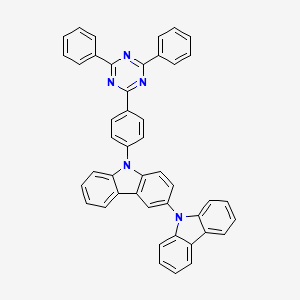 molecular formula C45H29N5 B14801190 4-DCzTRZ 