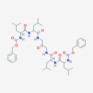 1,3-Bis-(Z-Leu-Leu)-diaminoacetone Z-Leu-Leu-NH-CH2-CO-CH2-NH-Leu-Leu-Z