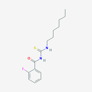 N-(heptylcarbamothioyl)-2-iodobenzamide