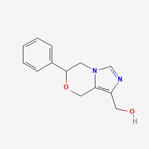(6-phenyl-5,6-dihydro-8H-imidazo[5,1-c][1,4]oxazin-1-yl)methanol