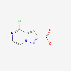 molecular formula C8H6ClN3O2 B1480128 Methyl 4-chloropyrazolo[1,5-a]pyrazine-2-carboxylate CAS No. 2091184-12-0